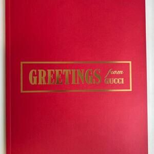GUCCI Novelty wrapping paper book Greetings from GUCCI
